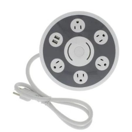 BRIGHT-WAY Bright-Way 110007 5-Outlet Surge Protector with 2 USB Ports 110007